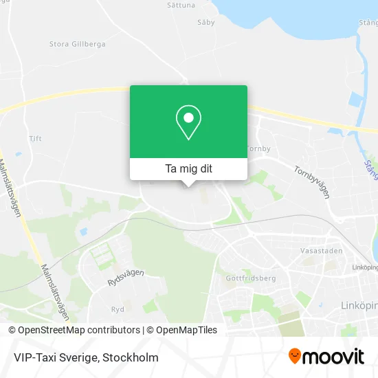 VIP-Taxi Sverige karta
