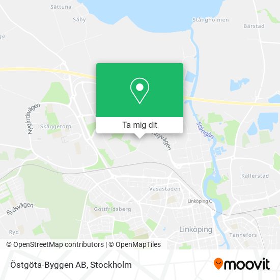 Östgöta-Byggen AB karta