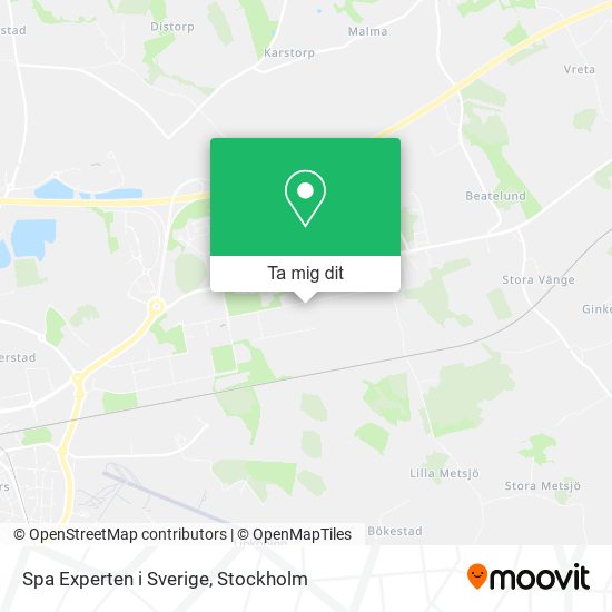 Spa Experten i Sverige karta