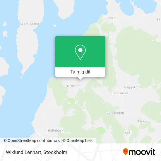 Wiklund Lennart karta