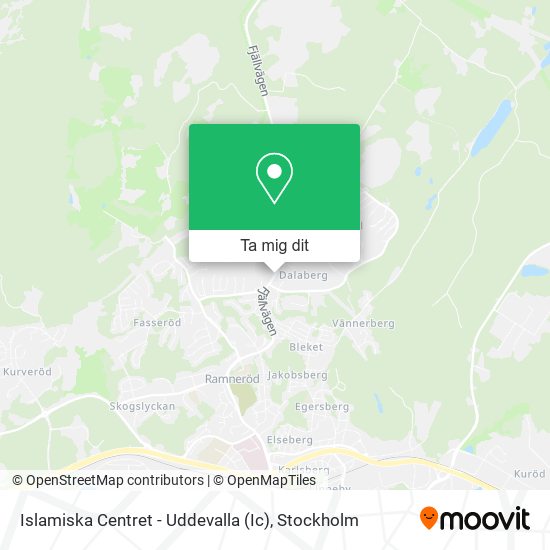 Islamiska Centret - Uddevalla (Ic) karta