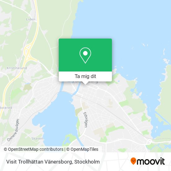 Visit Trollhättan Vänersborg karta