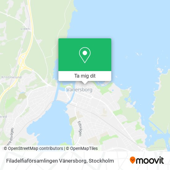 Filadelfiaförsamlingen Vänersborg karta