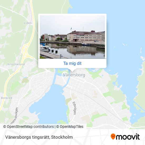 Vänersborgs tingsrätt karta