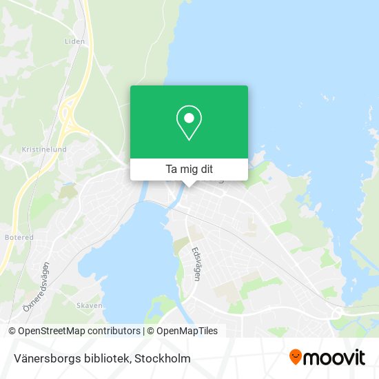 Vänersborgs bibliotek karta