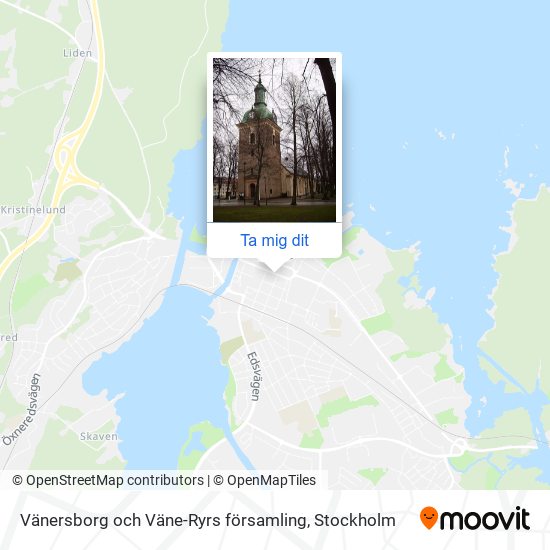 Vänersborg och Väne-Ryrs församling karta