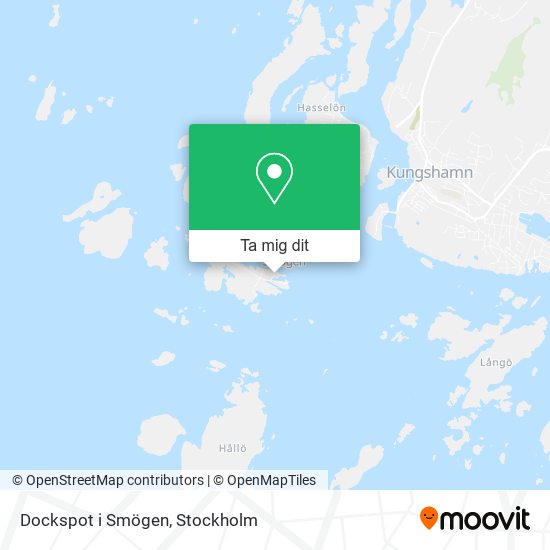 Dockspot i Smögen karta