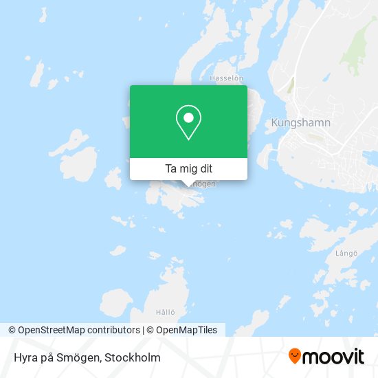 Hyra på Smögen karta