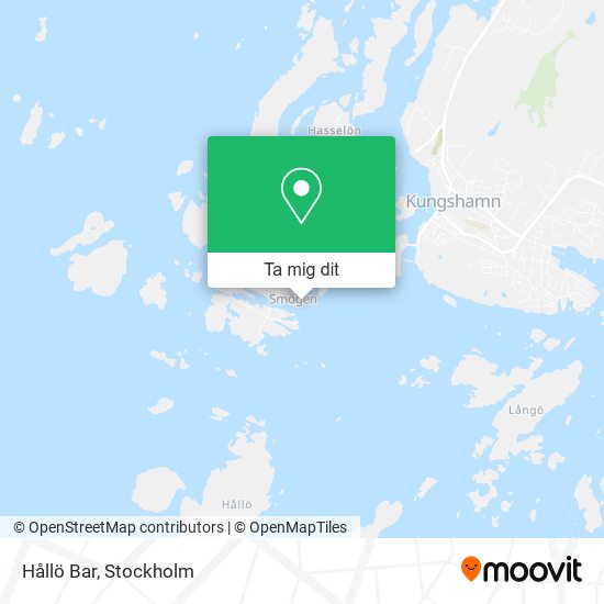 Hållö Bar karta