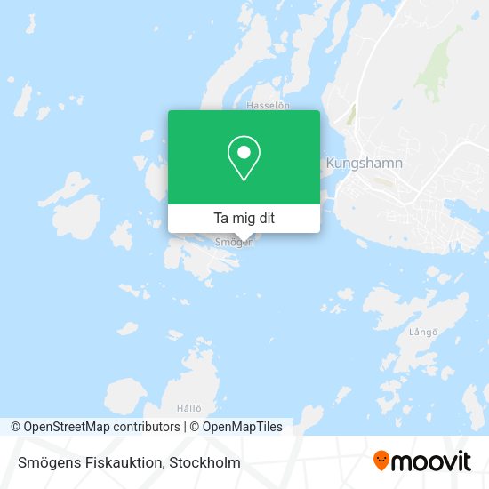 Smögens Fiskauktion karta