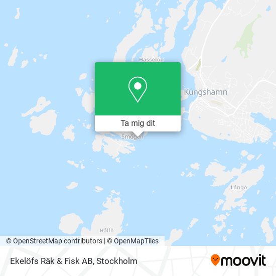 Ekelöfs Räk & Fisk AB karta