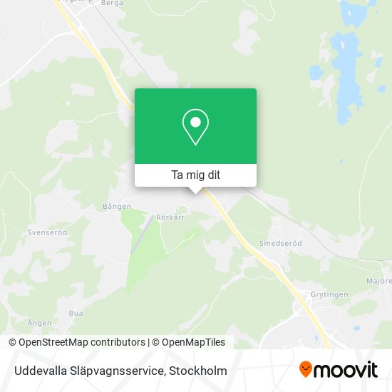 Uddevalla Släpvagnsservice karta