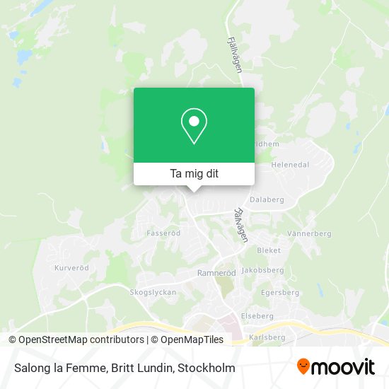 Salong la Femme, Britt Lundin karta