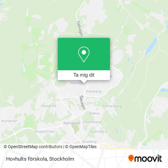 Hovhults förskola karta