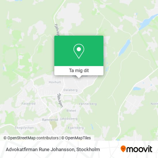 Advokatfirman Rune Johansson karta