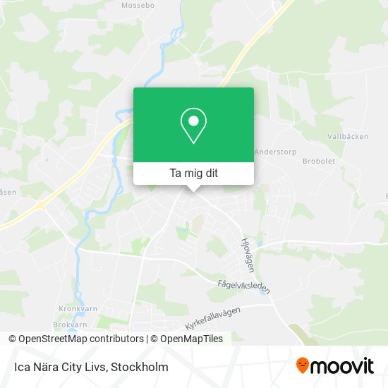 Ica Nära City Livs karta