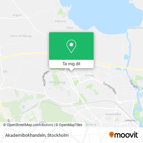 Akademibokhandeln karta