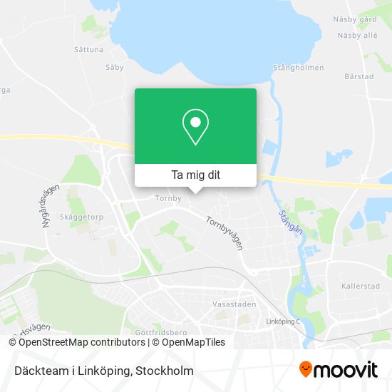 Däckteam i Linköping karta