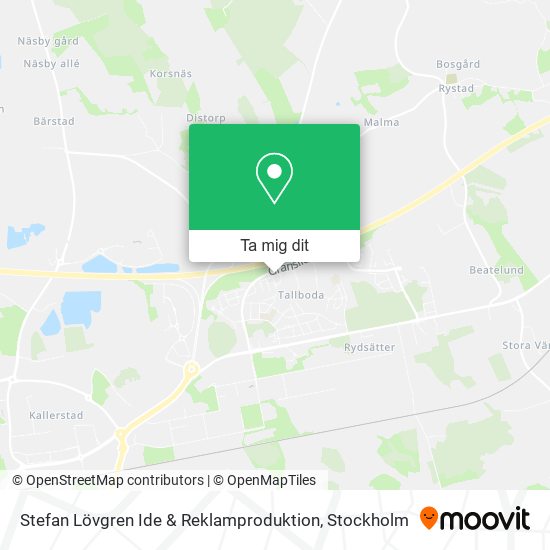Stefan Lövgren Ide & Reklamproduktion karta