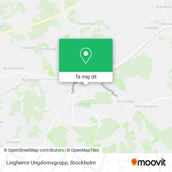 Linghems Ungdomsgrupp karta