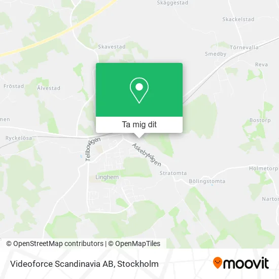 Videoforce Scandinavia AB karta
