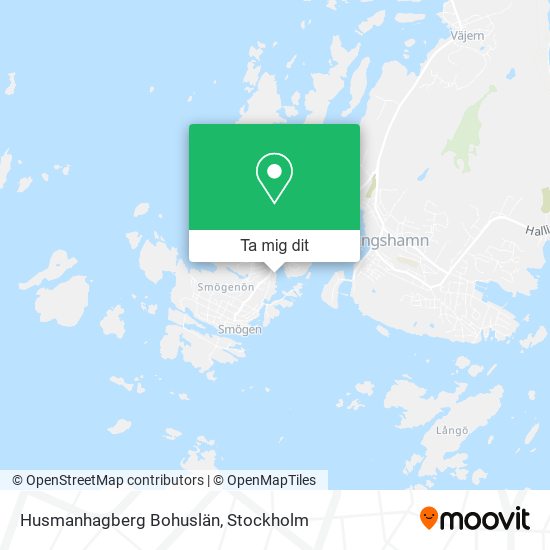 Husmanhagberg Bohuslän karta