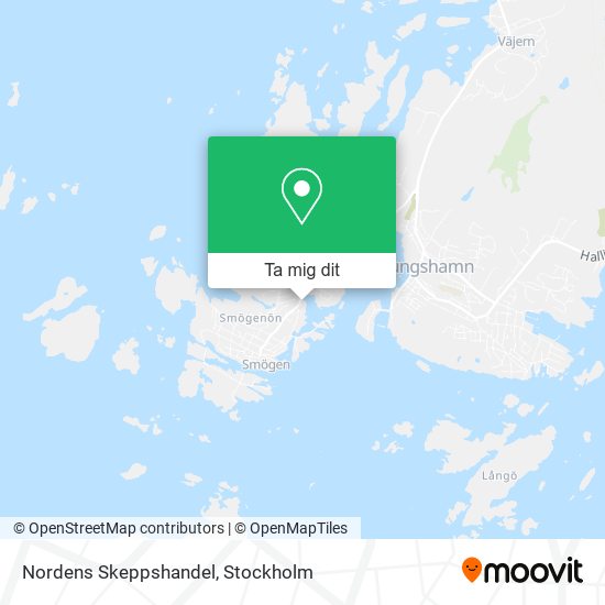 Nordens Skeppshandel karta