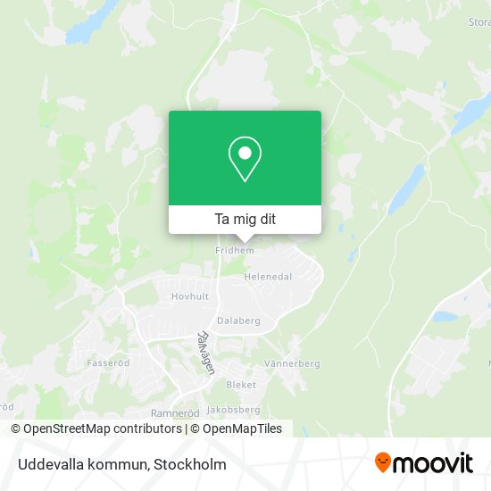 Uddevalla kommun karta