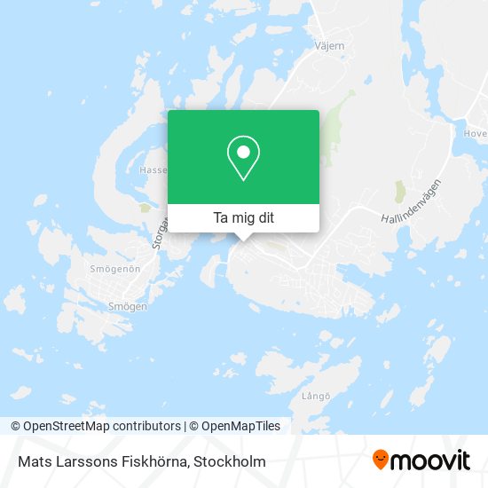 Mats Larssons Fiskhörna karta