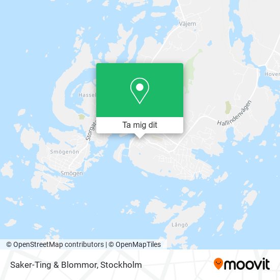 Saker-Ting & Blommor karta