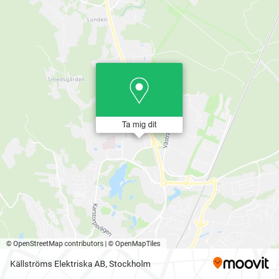 Källströms Elektriska AB karta