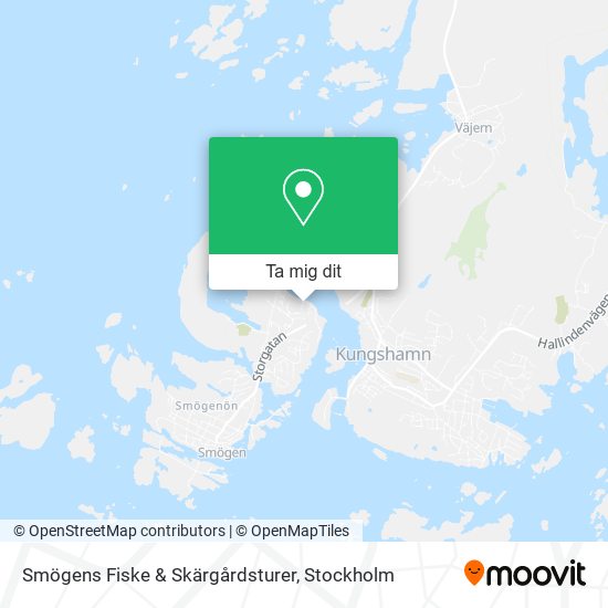 Smögens Fiske & Skärgårdsturer karta