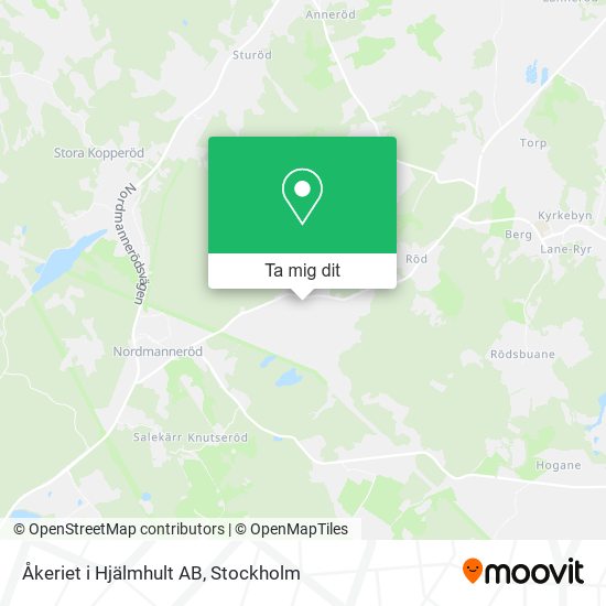 Åkeriet i Hjälmhult AB karta