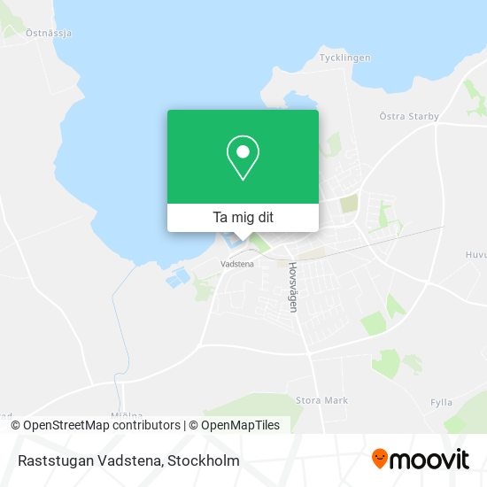 Raststugan Vadstena karta
