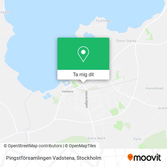 Pingstförsamlingen Vadstena karta