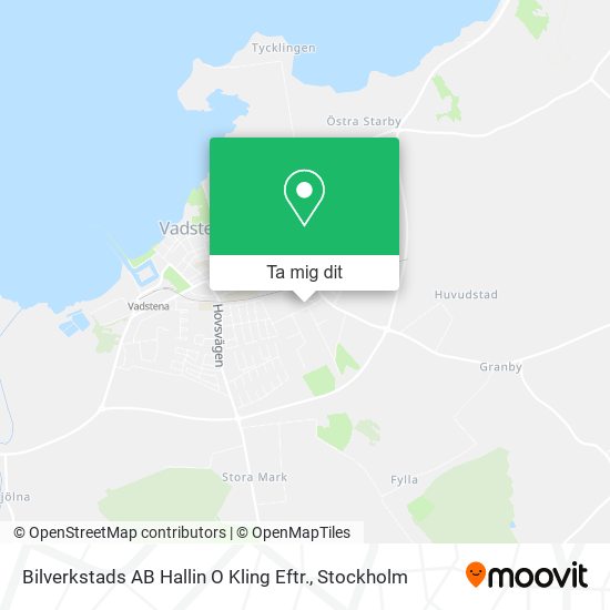 Bilverkstads AB Hallin O Kling Eftr. karta