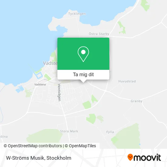 W-Ströms Musik karta