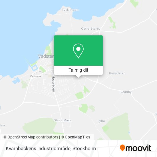 Kvarnbackens industriområde karta