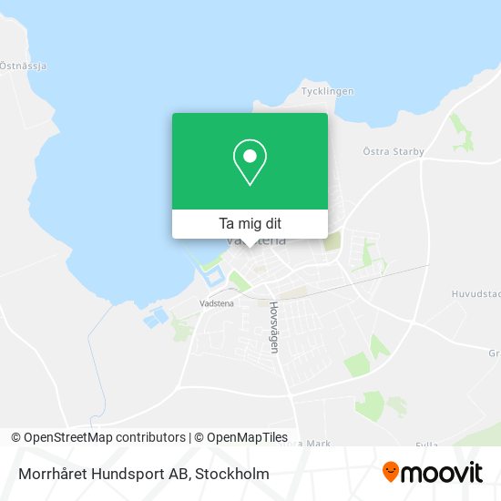 Morrhåret Hundsport AB karta