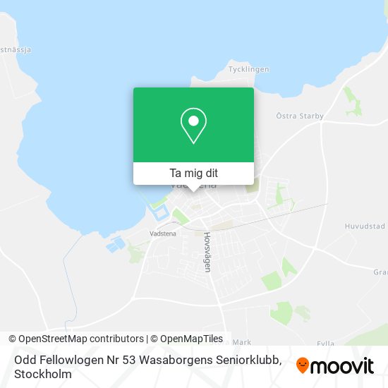 Odd Fellowlogen Nr 53 Wasaborgens Seniorklubb karta