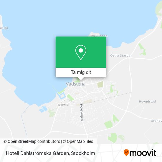 Hotell Dahlströmska Gården karta