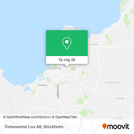 Östenssons Livs AB karta