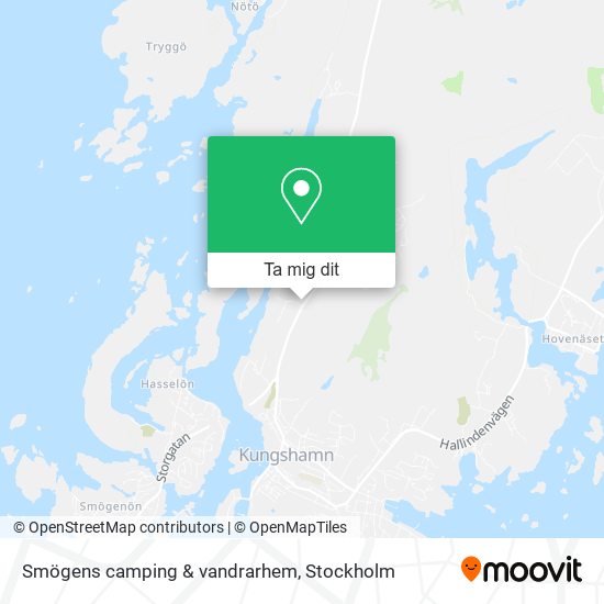 Smögens camping & vandrarhem karta