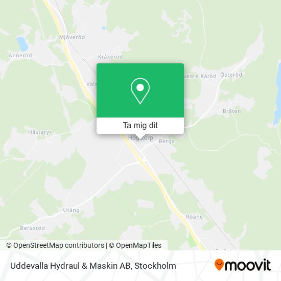 Uddevalla Hydraul & Maskin AB karta