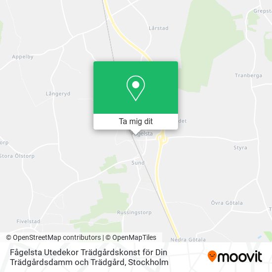Fågelsta Utedekor Trädgårdskonst för Din Trädgårdsdamm och Trädgård karta