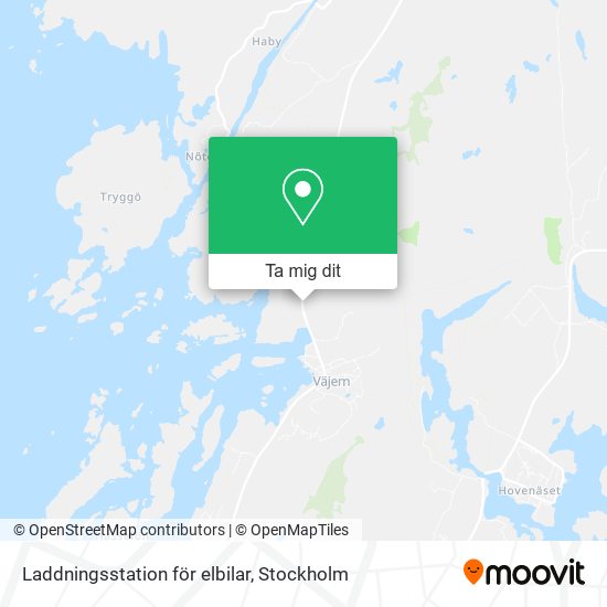 Laddningsstation för elbilar karta