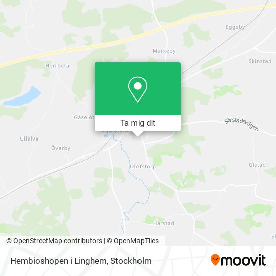 Hembioshopen i Linghem karta
