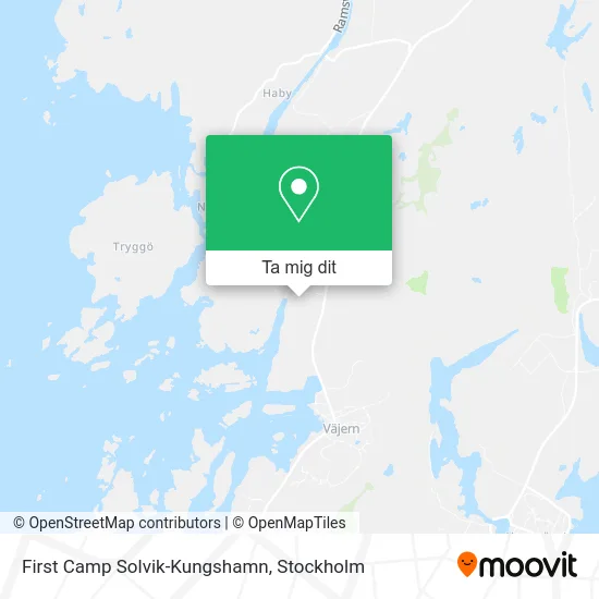 First Camp Solvik-Kungshamn karta