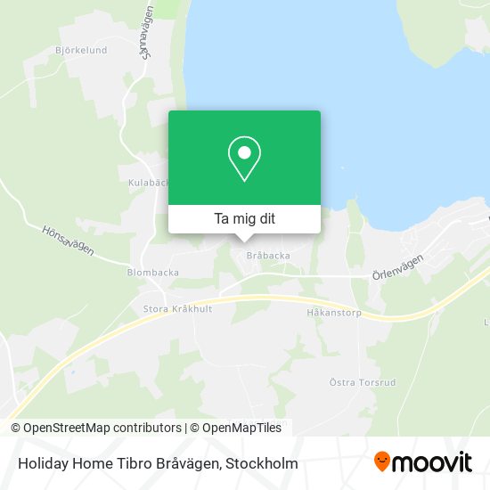 Holiday Home Tibro Bråvägen karta