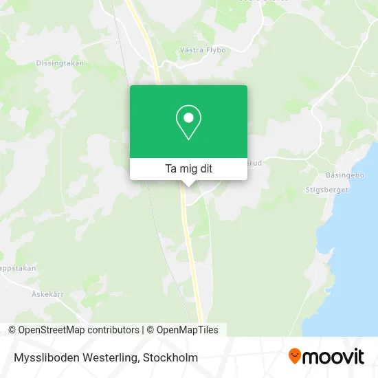 Myssliboden Westerling karta